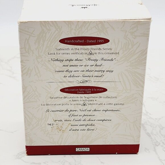 Hallmark Keepsake Ornament Frosty Friends Eskimo Sleigh 1995 Collectors Vintage - Picture 6 of 6